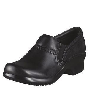 Ariat Sutter Leather Chunky Slip On Clogs